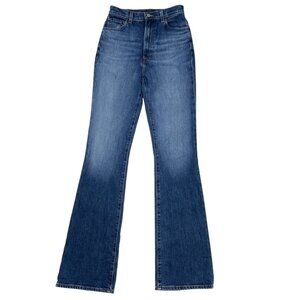 J Brand 1219 Runway Boot Jeans 25 Metropole Blue High Rise Bootcut Zip Fly BTS